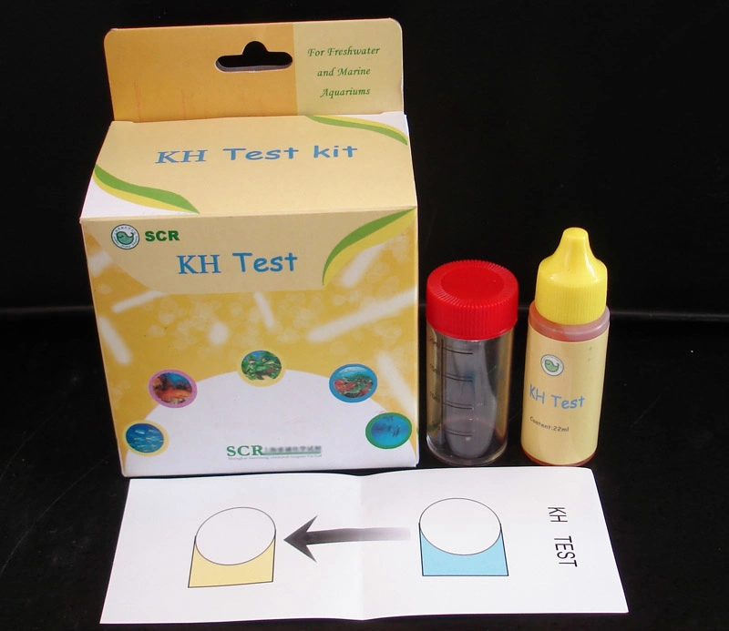 Independent Test Kit for Test pH, Kh, Gh, No2, No3, Nh9/Nh4, Po4, Cl, Fe, Ca, Cu, O2, CO2.