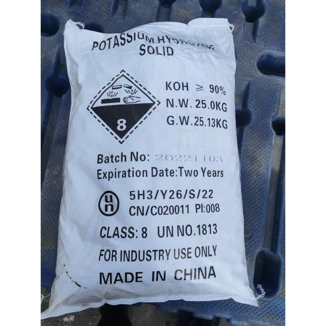 Spot Supply High Quality Industrial Grade Potassium Hydroxide Flakes 90% Min 1310-58-3